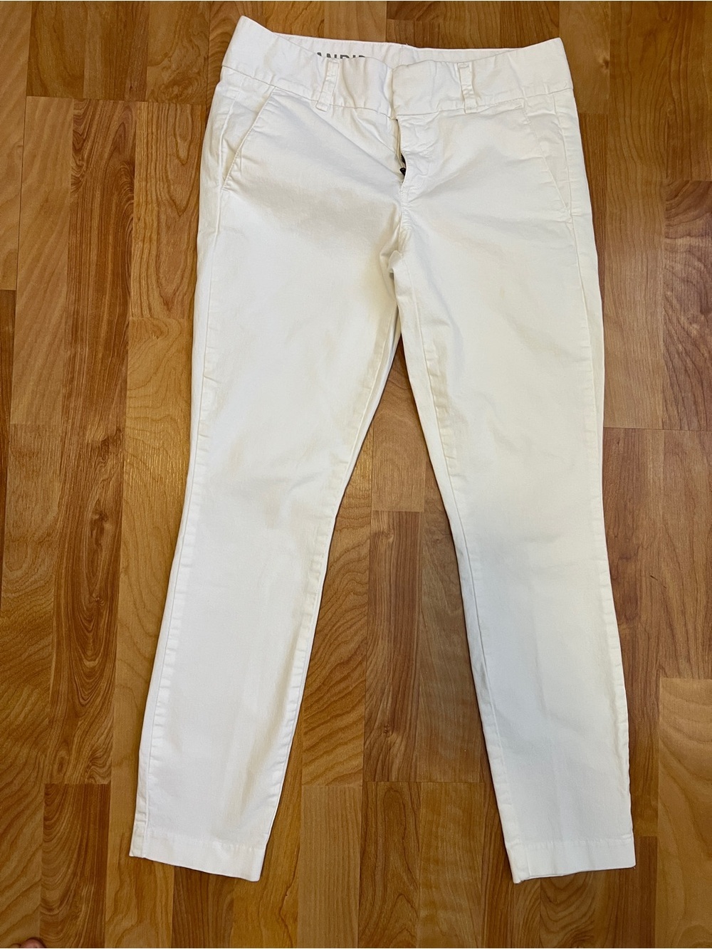 J. Crew Andie Chino White Ankle Crop Stretch Jeans sz 2 NWOT (unworn)